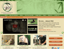 Tablet Screenshot of junglefriends.org